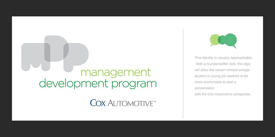 Cox Automotive: Management Development Program Identifer Design